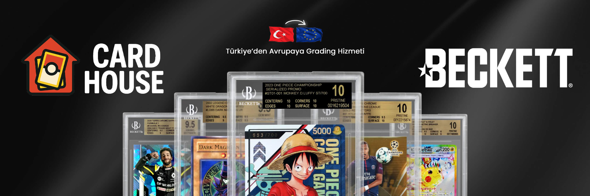 Card House Beckett grading hizmeti